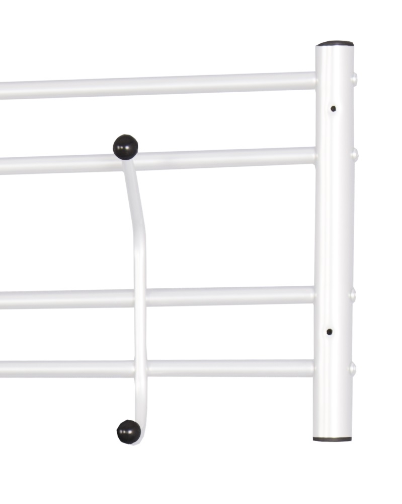 Wandgarderoe Vicky 1 Garderobe Flurgarderobe Garderobenhaken weiß, 4 Haken Wandgarderoe Vicky 1 Garderobe Flurgarderobe Garderobenhaken weiß, 4 Haken