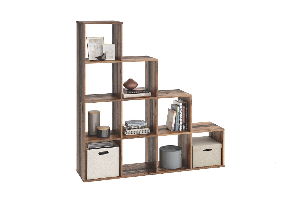 Standregal Bücherregal Mega 2 248-002 Old Style 10 Fächer Fächerregal Raumteiler Standregal Bücherregal Mega 2 248-002 Old Style 10 Fächer Fächerregal Raumteiler