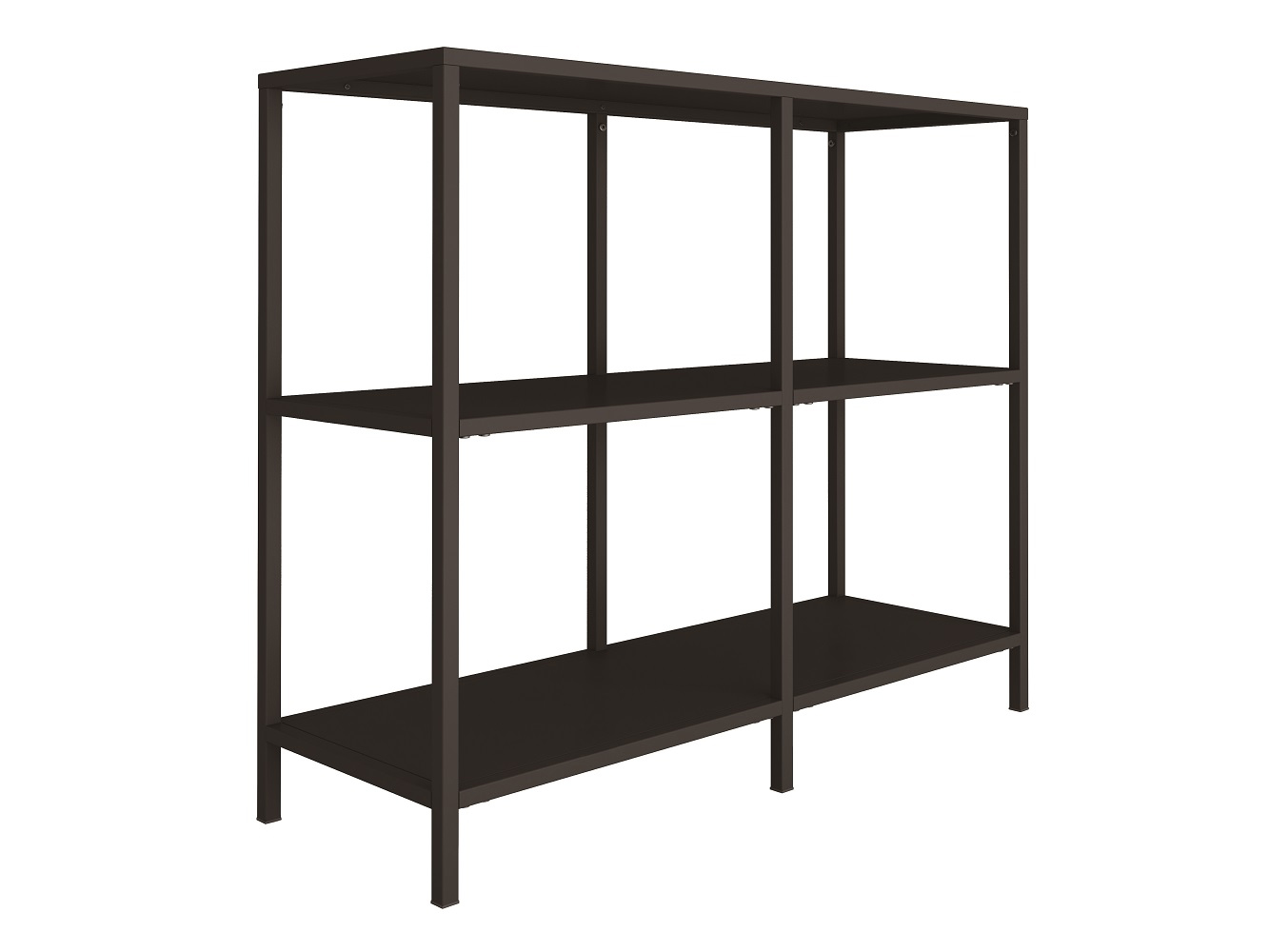 Regal Lite 12261 Schwarz Eisen 4 Fächer Standregal Aufbewahrung Bücherregal