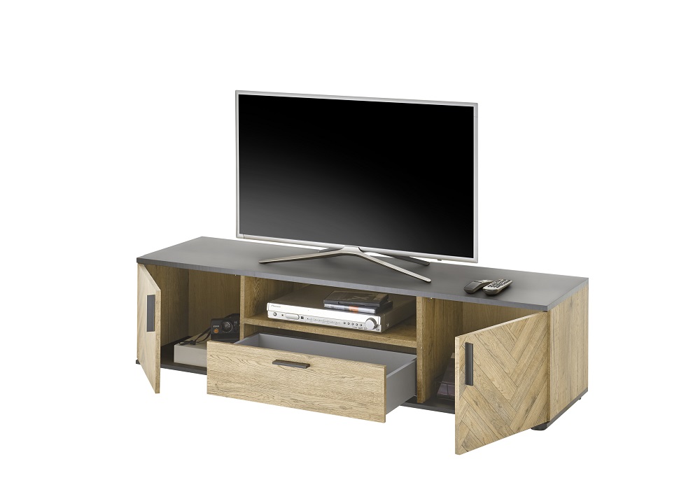 Lowboard Sevilla V Kommode Sideboard hi-fi möbel TV-Unterschrank Wohnzimmermöbel