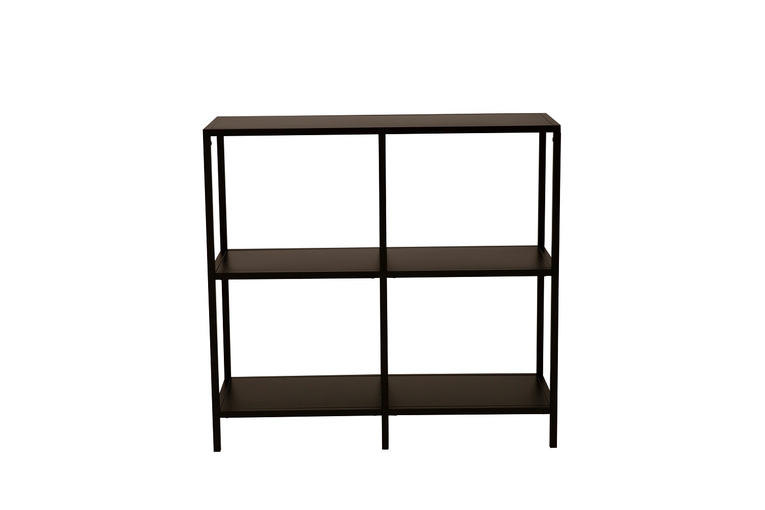 Regal Lite 12261 Schwarz Eisen 4 Fächer Standregal Aufbewahrung Bücherregal