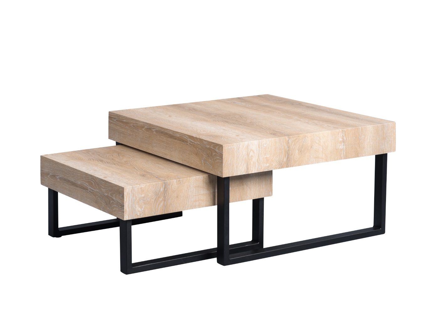 Couchtisch Borneo 1 Wildeiche Schwarz MDF Metall Wohnzimmertisch Stubentisch Beistelltisch Couchtisch Borneo 1 Wildeiche Schwarz MDF Metall Wohnzimmertisch Stubentisch Beistelltisch
