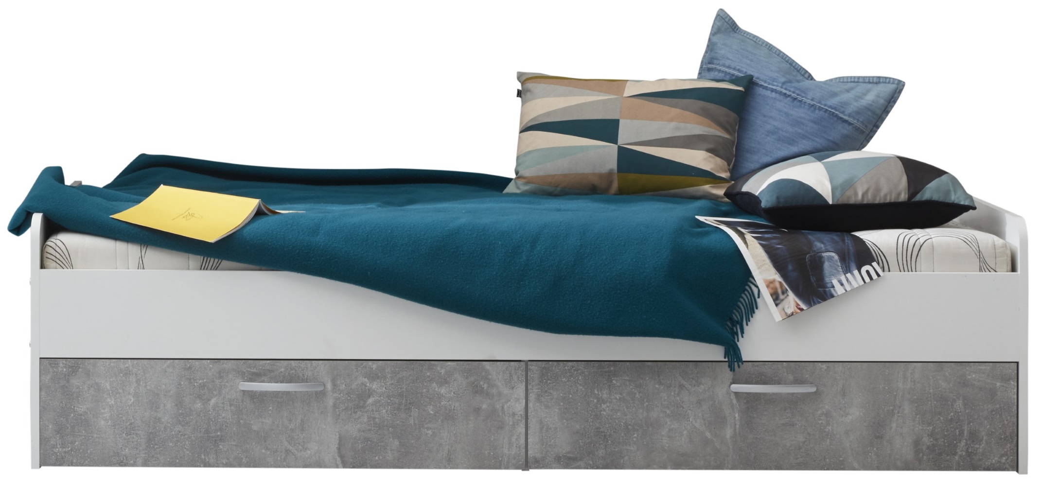Jugendbett Canaria Weiß Beton Funktionsbett Kinderbett Bett Liege Jugendzimmer Jugendbett Canaria Weiß Beton Funktionsbett Kinderbett Bett Liege Jugendzimmer