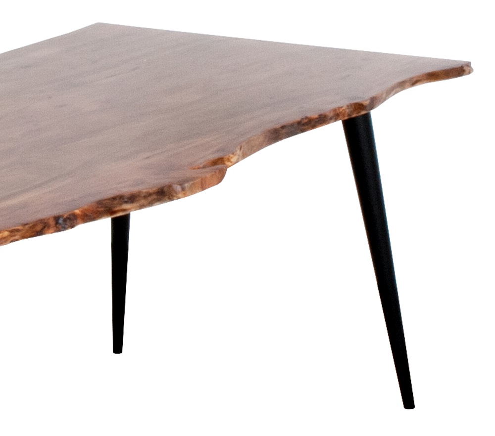 Esstisch TI-0482 Akazie massiv Lamelle Baumkante Rundfuß 160x90 Küchentisch Esszimmertisch Esstisch TI-0482 Akazie massiv Lamelle Baumkante Rundfuß 160x90 Küchentisch Esszimmertisch