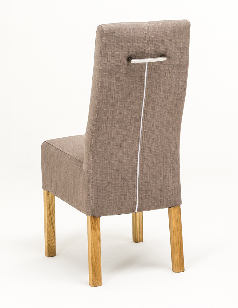 Stuhl Fabius Taupe 4-Fußstuhl Polsterstuhl Stuhl Gestell Eiche massiv Stuhl Fabius Taupe 4-Fußstuhl Polsterstuhl Stuhl Gestell Eiche massiv