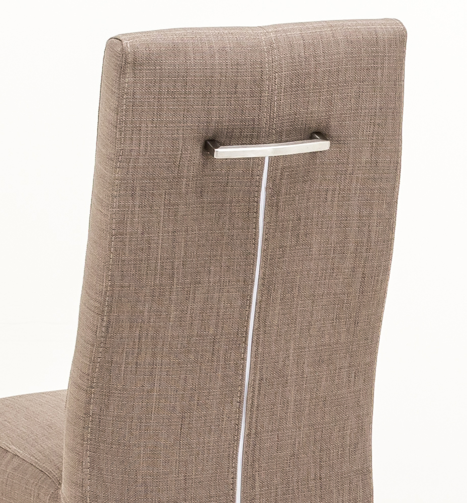 Stuhl Fabius Taupe 4-Fußstuhl Polsterstuhl Stuhl Gestell Eiche massiv Stuhl Fabius Taupe 4-Fußstuhl Polsterstuhl Stuhl Gestell Eiche massiv