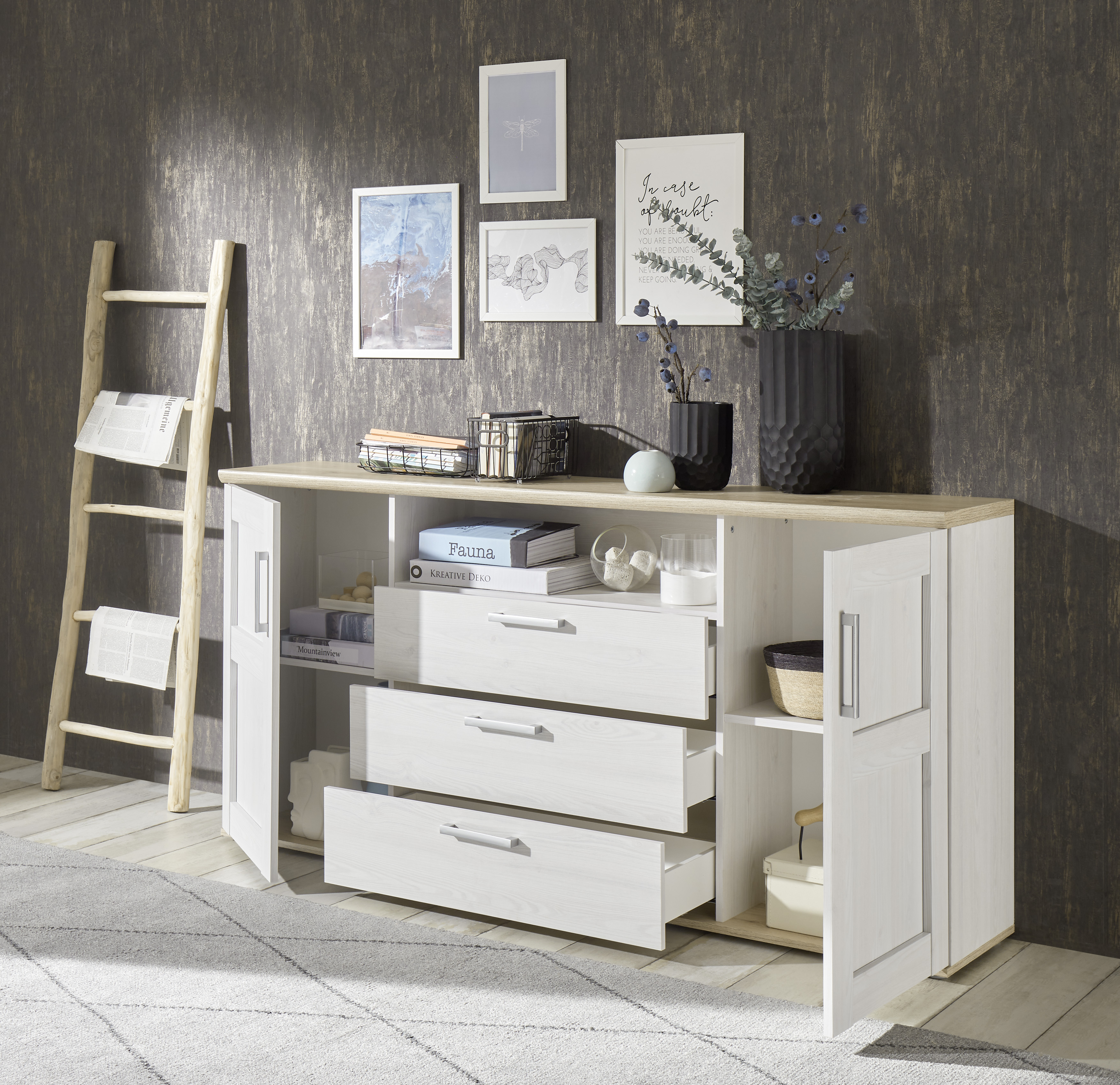 Sideboard Venezia Kommode Anrichte Wohnzimmerschrank Schrank Esszimmer Flurmöbel