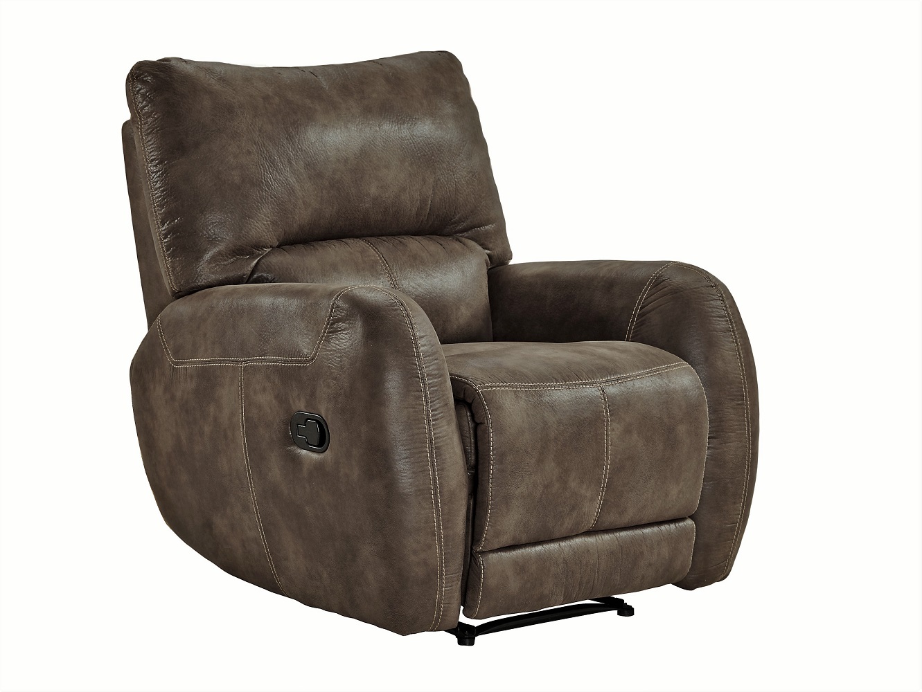 TV-Sessel FM-373-1 Braun Stoff Sessel Köperdruck Polstermöbel Relaxsessel Relax