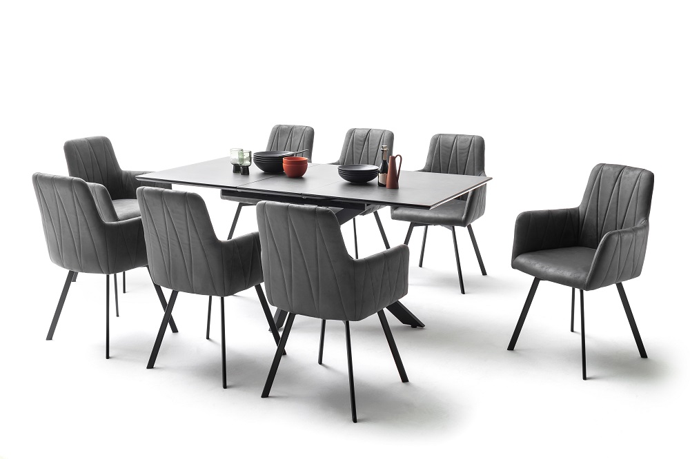 Vierfußtisch Fenja II 920612 Glastisch Esstisch Ausziehbarer Tisch Küchentisch Vierfußtisch Fenja II 920612 Glastisch Esstisch Ausziehbarer Tisch Küchentisch