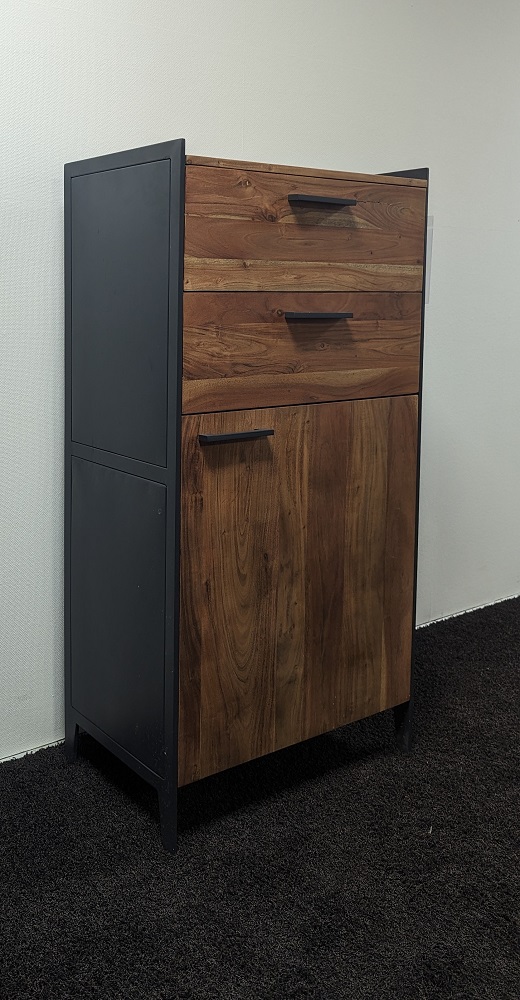 Hochkommode Kuba Kommode Schrank Wohnzimmerschrank Regal Schubladenschrank