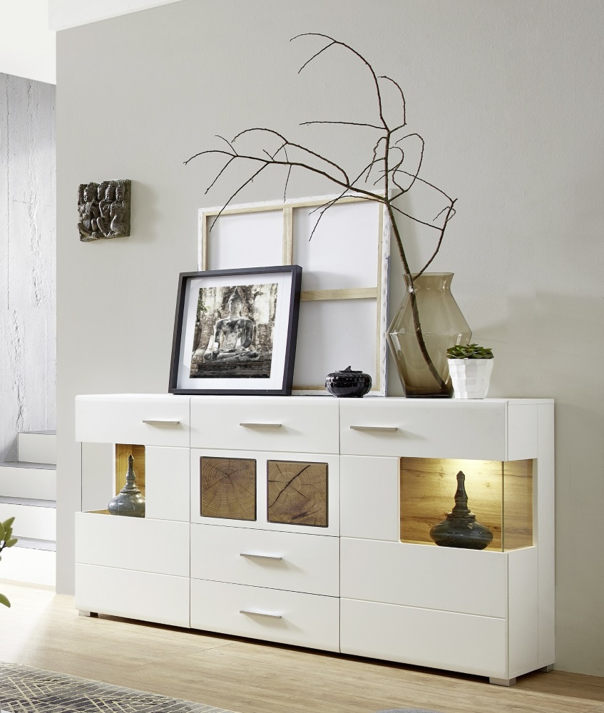 Sideboard Fun Plus Anrichte Kommode Vitrine Schrank Buffet Wohnzimmer Esszimmer Flur