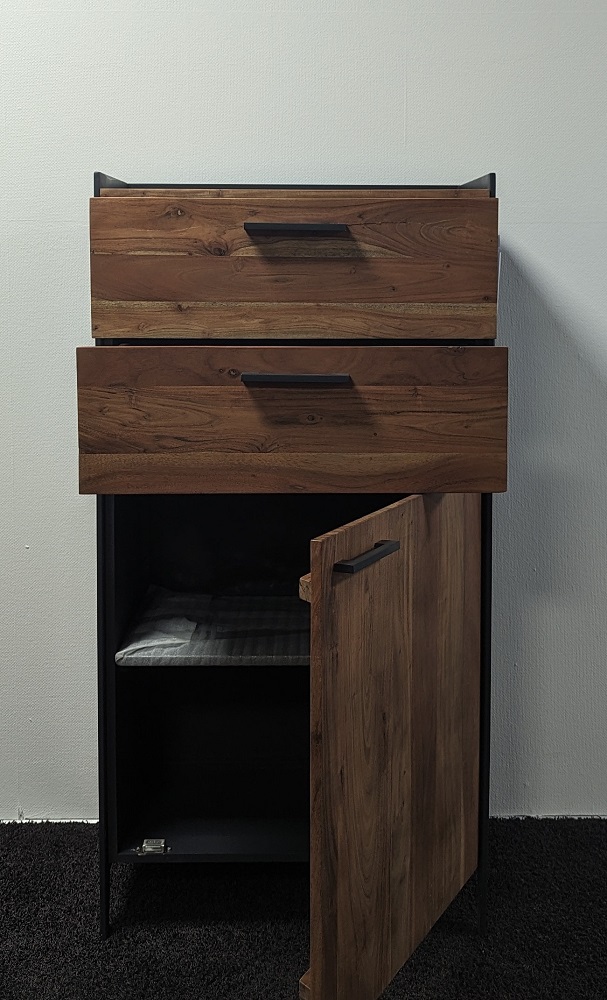 Hochkommode Kuba Kommode Schrank Wohnzimmerschrank Regal Schubladenschrank