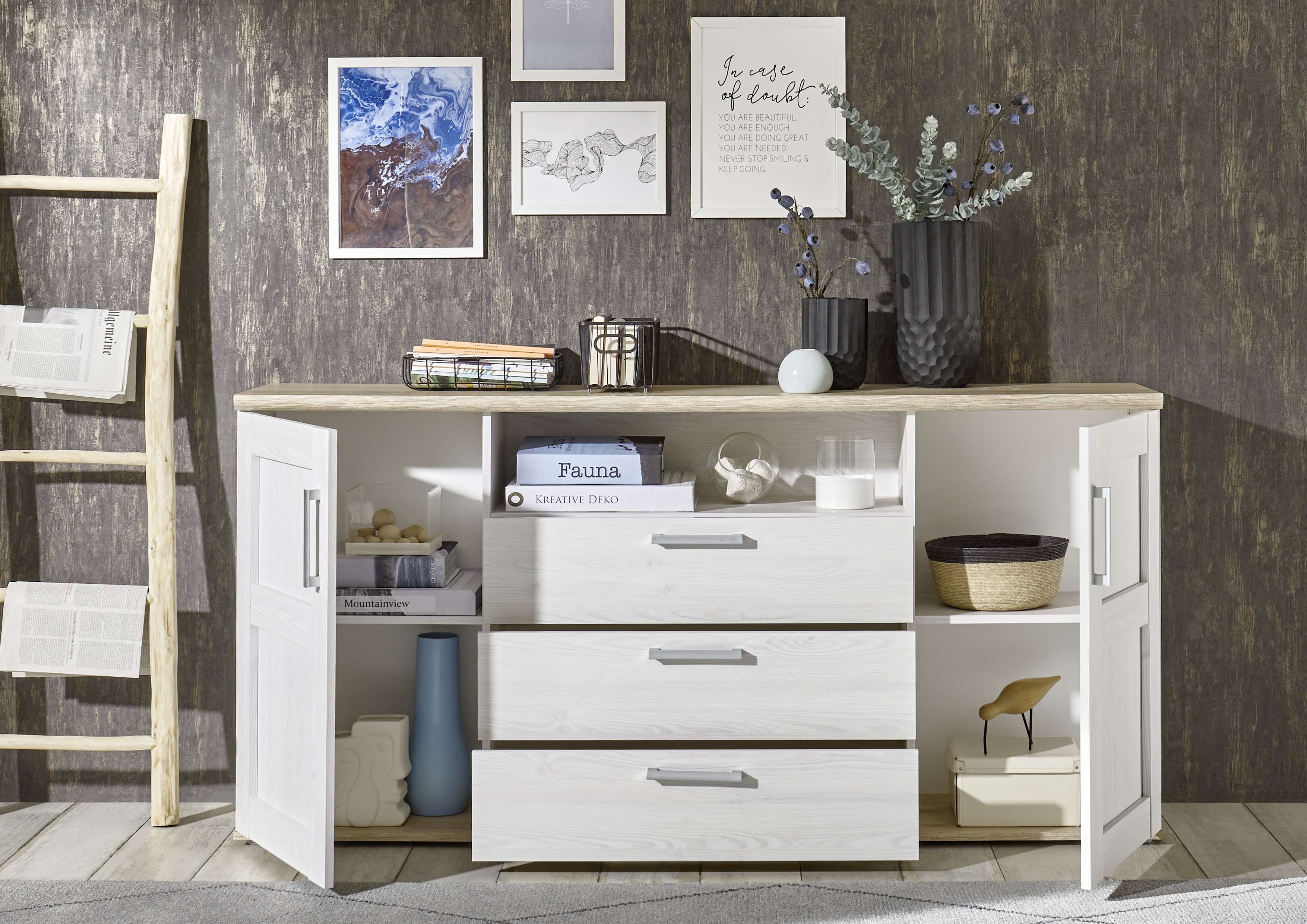 Sideboard Venezia Kommode Anrichte Wohnzimmerschrank Schrank Esszimmer Flurmöbel