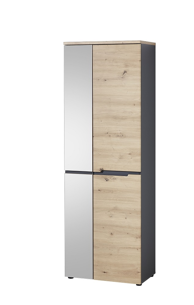 Garderobenschrank Memphis Garderobe Schrank Flurgarderobe Spiegelschrank Schuhschrank