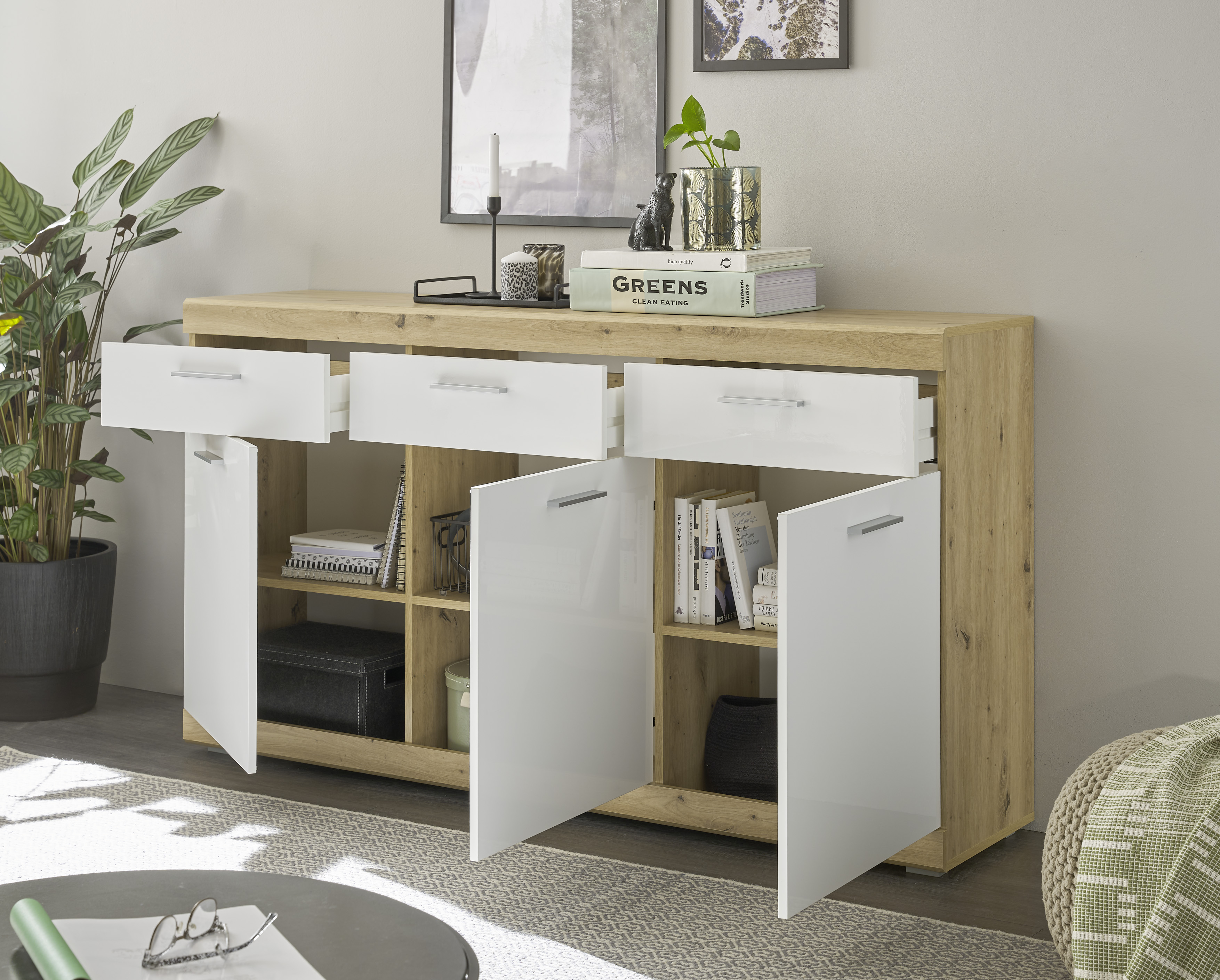 Sideboard Nola Schrank Kommode Wohnzimmer Wohnzimmerschrank