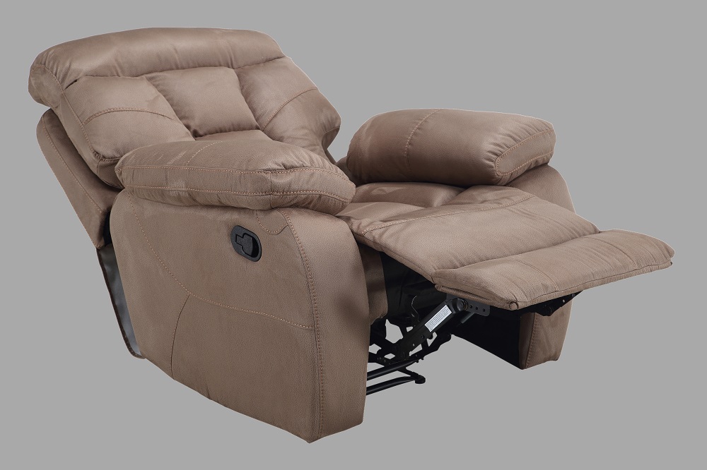 FM-394-1 Sessel Hellbraun mit Relaxfunktion, Relaxsessel, Klappbarer Sessel