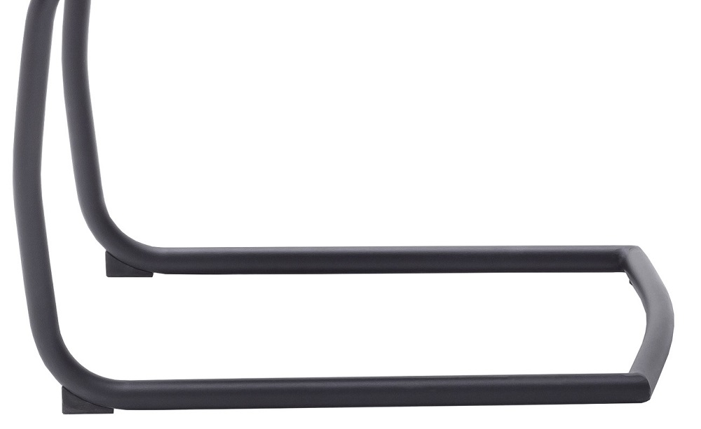 Schwingstuhl Arvada Antilook Dunkelgrau Metallgestell Schwarz Esszimmerstuhl Schwinger