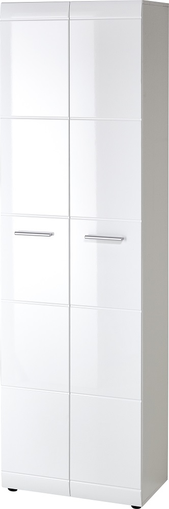 Garderobenschrank Adana 3577 Weiß 2-türig Schrank Stauraum Garderobe Flur Diele Garderobenschrank Adana 3577 Weiß 2-türig Schrank Stauraum Garderobe Flur Diele