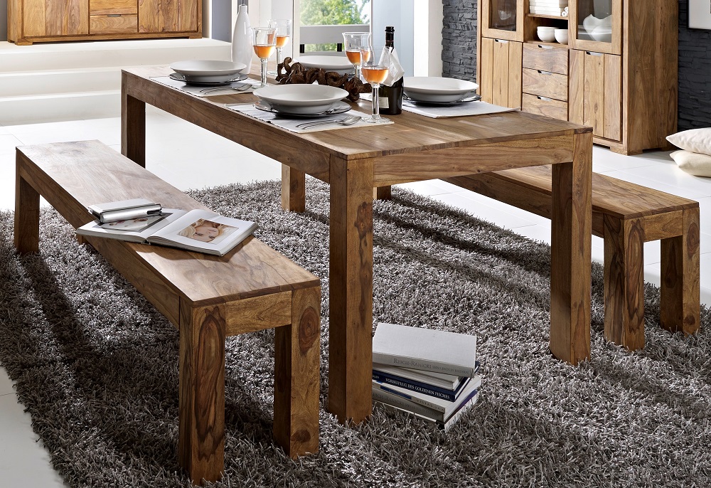 Esstisch White Mountain Sheeshamholz 178x90 cm Tisch Esszimmertisch Küchentisch