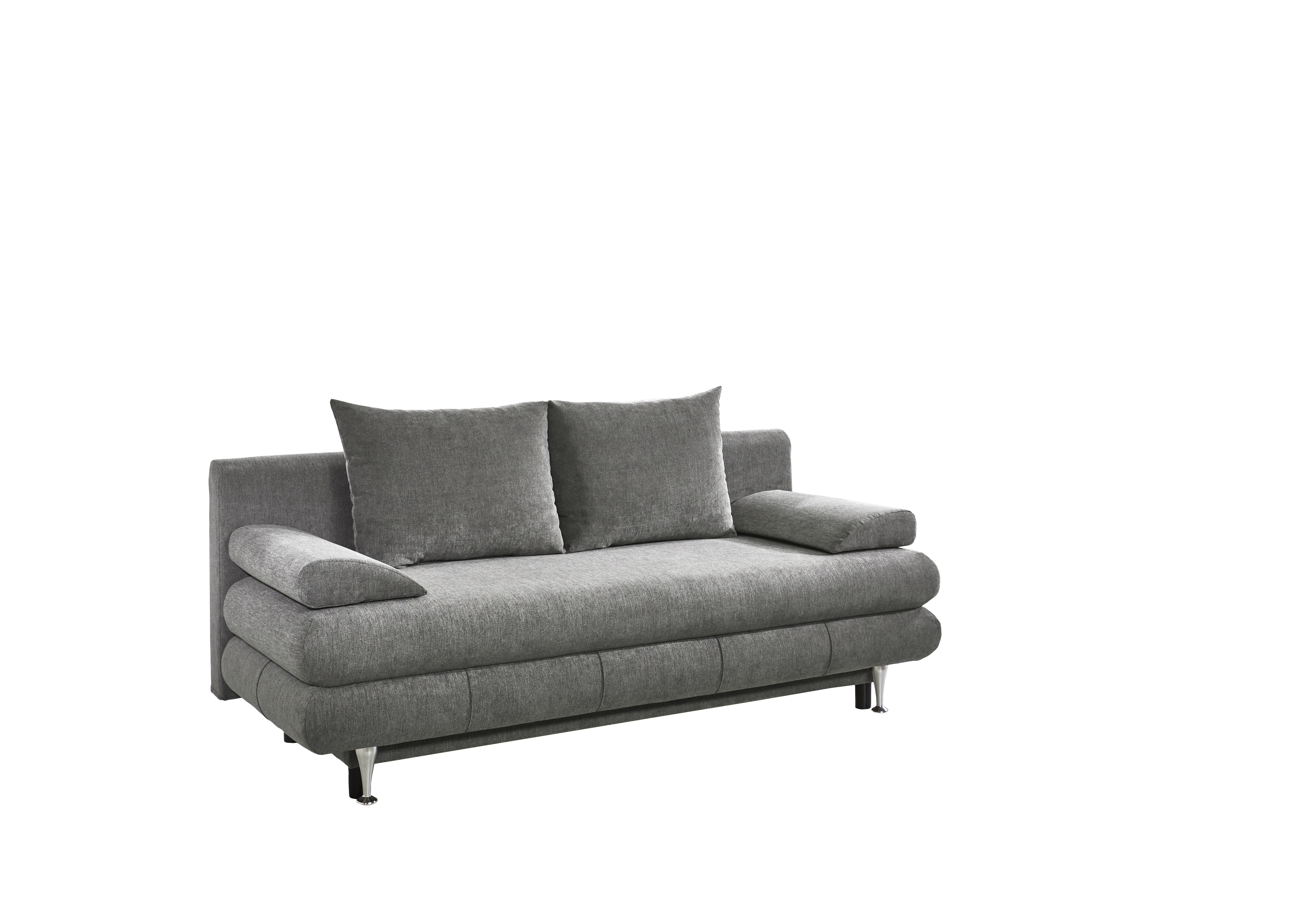 Funktionssofa Benfeld Grau Sofa Couch Wohnzimmersofa Wohnzimmercouch Liegesofa