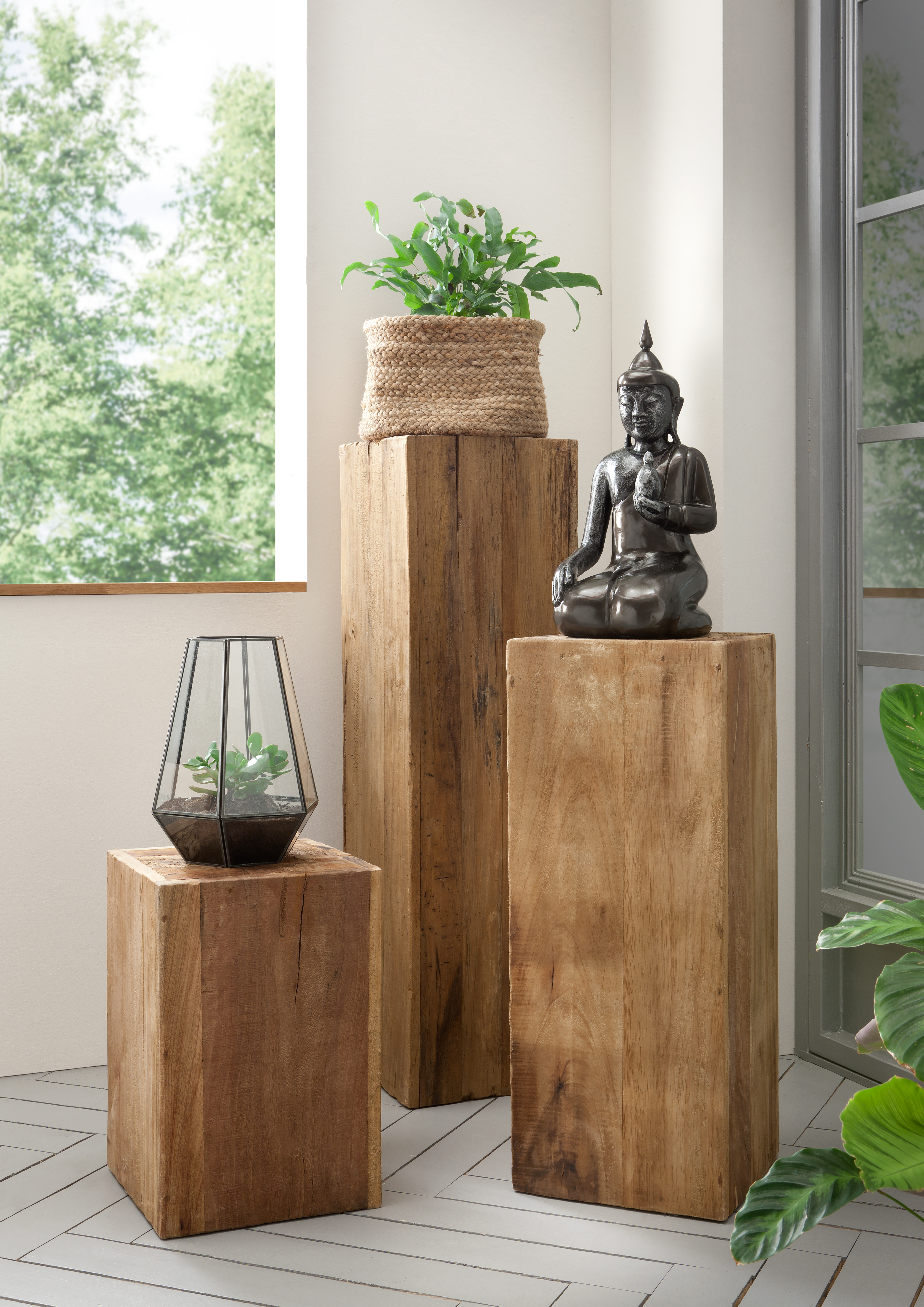 Blumenständer Root 105 Wohnzimmerständer Blumensäule Deko Wohnzimmer Flur Dekoration
