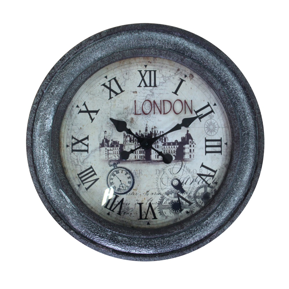 Uhr London im Vintage Look Wanduhr Chronometer Zeitanzeiger