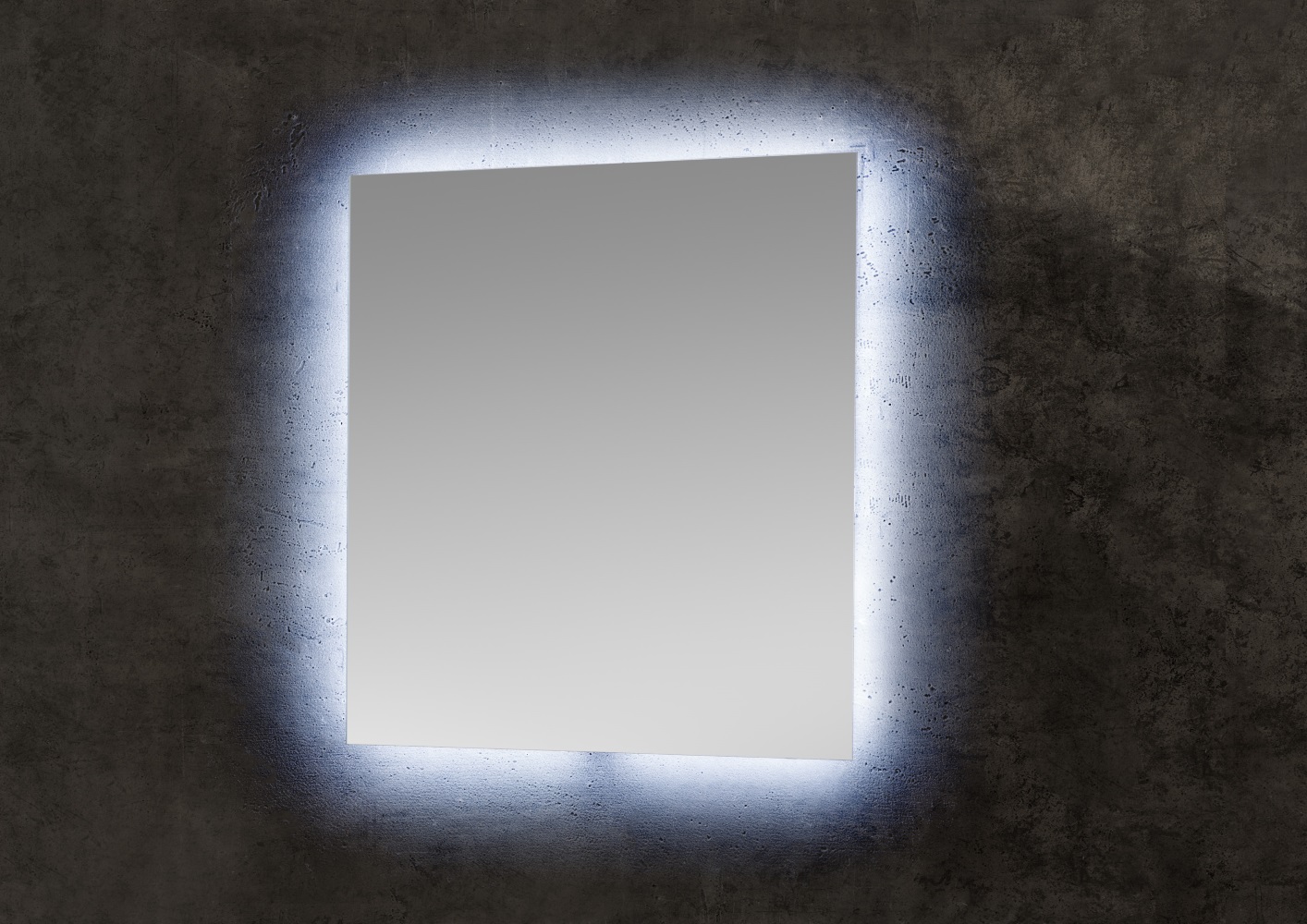 Spiegel 54-002 Wandspiegel Mit LED-Licht Badezimmerspiegel Gäste-WC