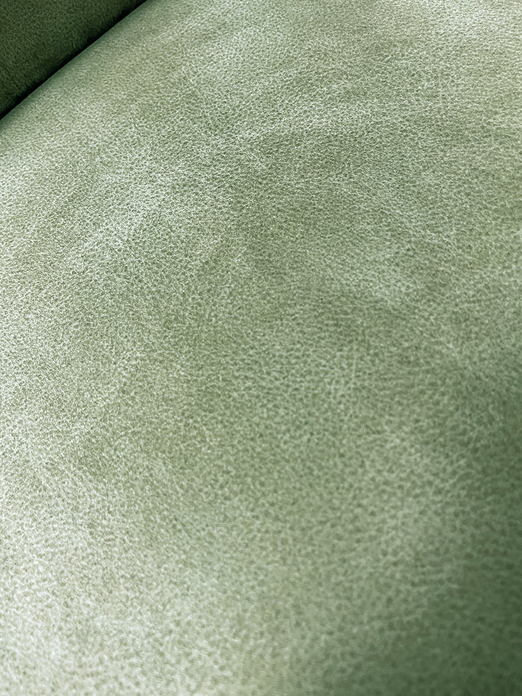 Schwingstuhl JD5082B Grün (Toronto 6) Sitz und Rücken gepolstert mit Griff Gestell Edelstahl