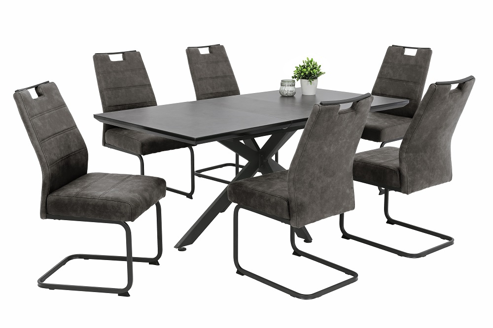 Vierfußtisch Fenja II 920612 Glastisch Esstisch Ausziehbarer Tisch Küchentisch Vierfußtisch Fenja II 920612 Glastisch Esstisch Ausziehbarer Tisch Küchentisch