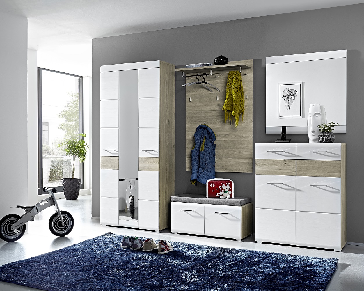Garderobenpaneel Funny Garderobe Paneel Flur Wandpaneel Wandboard Flurgarderobe