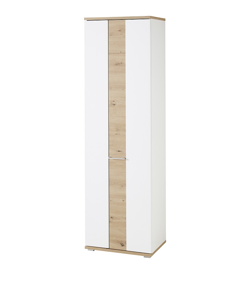 Garderobenschrank Signo Weiß Matt Artisan Eiche Softclose Schrank Garderobe Standschrank Flur Diele