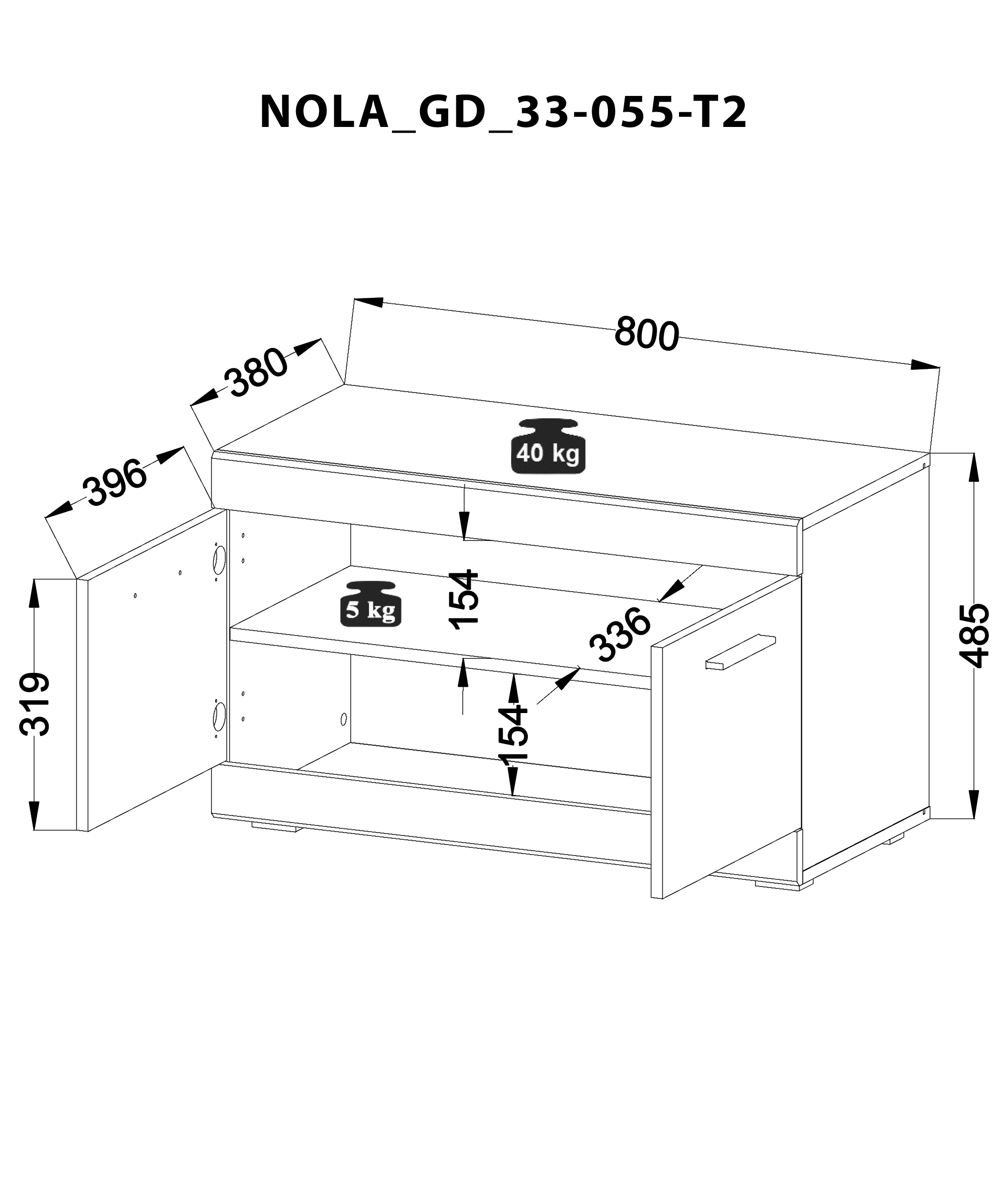 Bank Nola Garderobenbank Sitz Garderobe Flurbank Flur Flurgarderobe