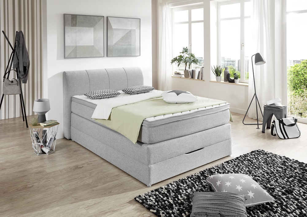 Boxspringset BX1440 Bett Boxspringbett Schlafmöglichkeit Schlafbett Gästebett Jugendbett