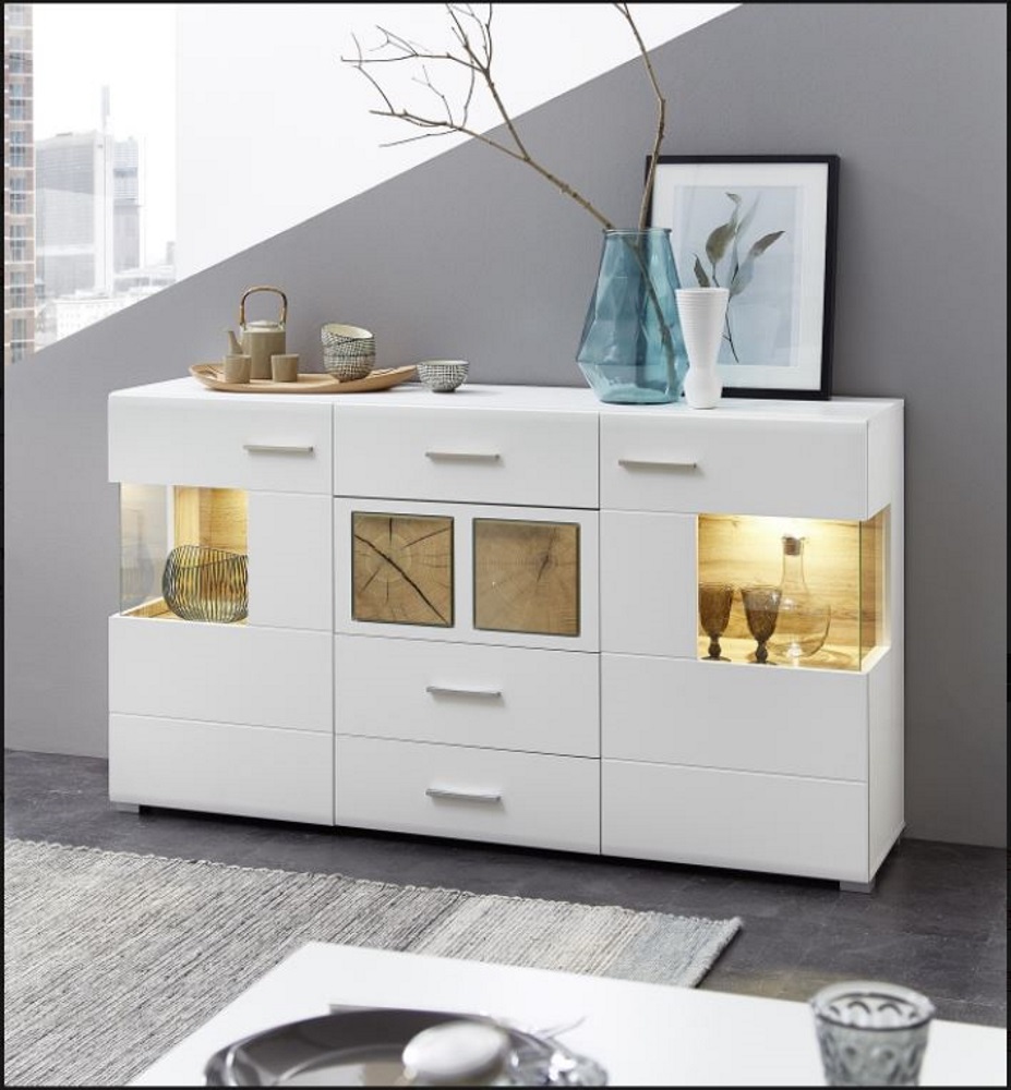 Sideboard Fun Plus Anrichte Kommode Vitrine Schrank Buffet Wohnzimmer Esszimmer Flur