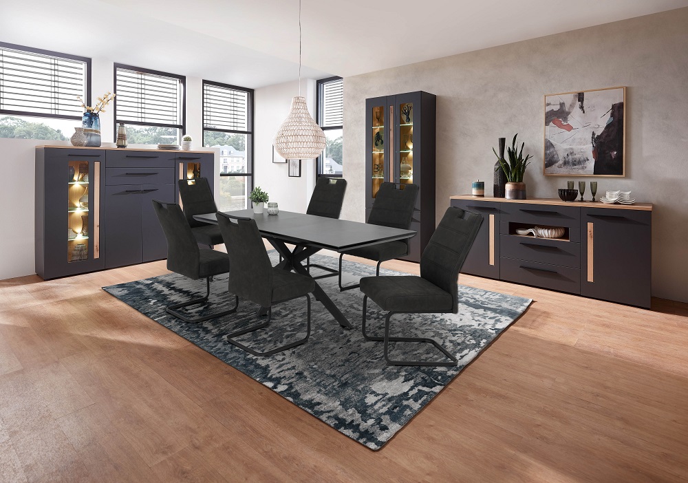 Vierfußtisch Fenja II 920612 Glastisch Esstisch Ausziehbarer Tisch Küchentisch Vierfußtisch Fenja II 920612 Glastisch Esstisch Ausziehbarer Tisch Küchentisch