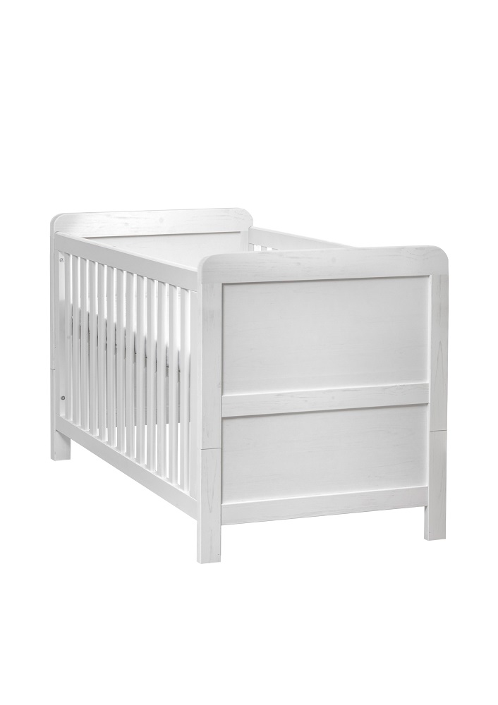 Babybett Luisa Weiß Anderson Pine Nb. 70x140 Mit 2 Schlupfsprossen Bett Baby