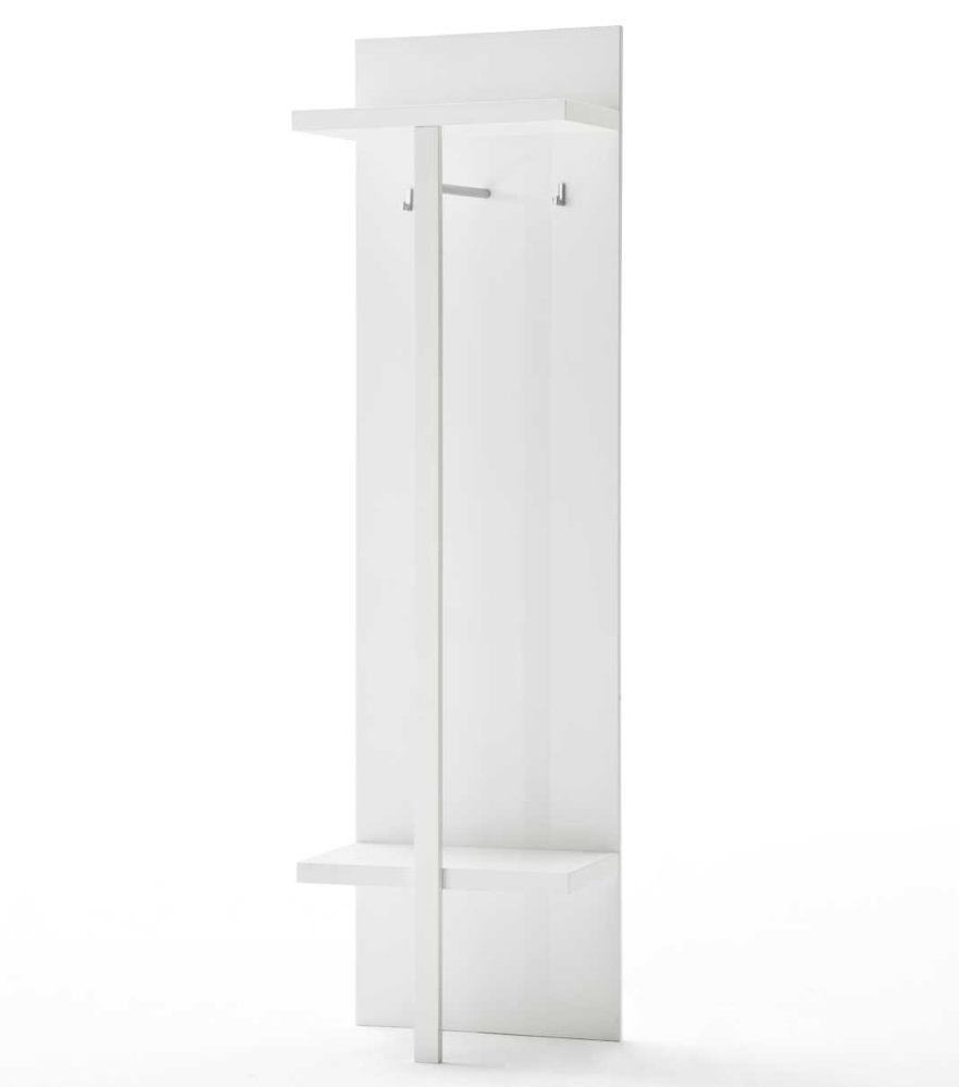 Garderobenpaneel Sydney Weiß Wandpaneel Wandgarderobe Garderobe Kleiderständer