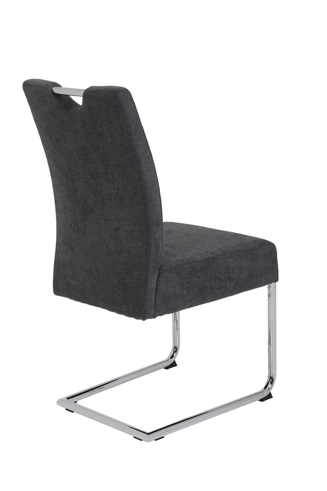 Stuhl Denise Anthrazit Schwingstuhl Schwinger Esszimmerstuhl Esszimmer Küchenstuhl Sitz