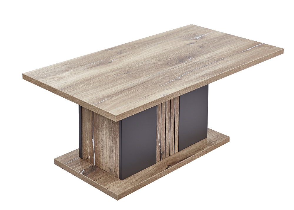 Couchtisch Linea Farbe Cosmos Grey Flagstaff Oak Maße BxHxT ca.: 120x45x65 cm