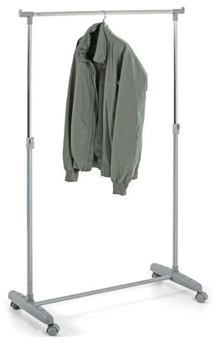 Rollgarderobe Fulda Kleiderstange Wäschestange Höhenverstellbar Garderobe