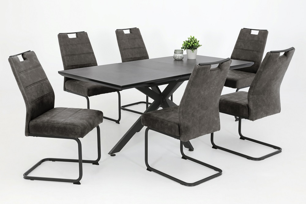 Vierfußtisch Fenja II 920612 Glastisch Esstisch Ausziehbarer Tisch Küchentisch Vierfußtisch Fenja II 920612 Glastisch Esstisch Ausziehbarer Tisch Küchentisch