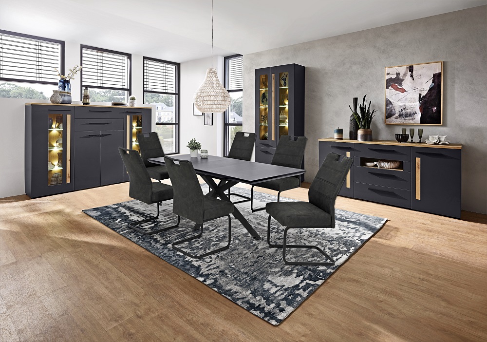 Vierfußtisch Fenja II 920612 Glastisch Esstisch Ausziehbarer Tisch Küchentisch Vierfußtisch Fenja II 920612 Glastisch Esstisch Ausziehbarer Tisch Küchentisch