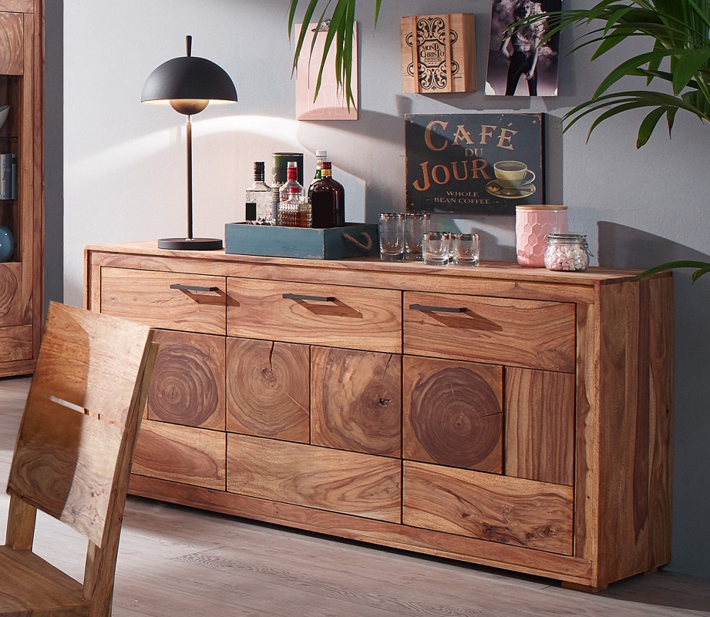 Sideboard WZ-0468 Ablage Regal Board Anrichte Wohnzimmer Kommode Schrank