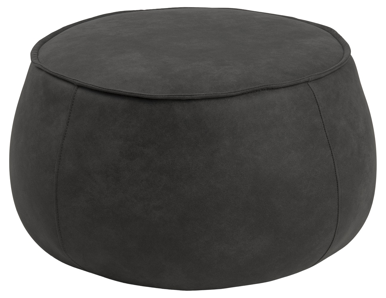 Hocker Mie Preston Stoff Anthrazit Sitzhocker Sitzkissen Polsterhocker