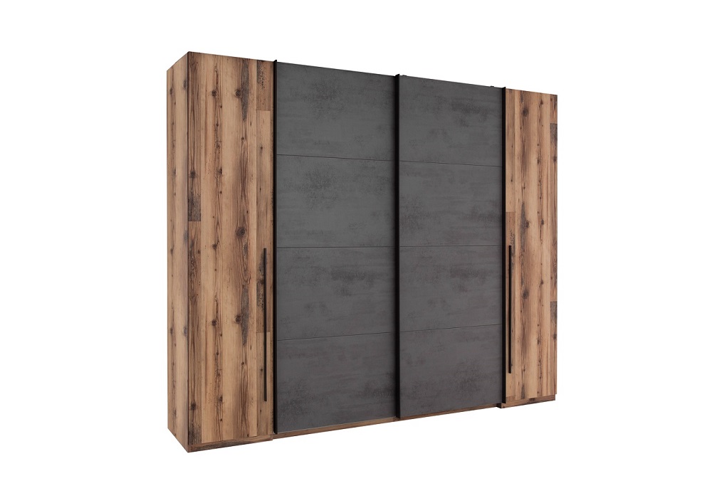 Schwebetürenschrank Sarnia 58-913-X72 Kleiderschrank Alpine Lodge Betonoxid Schwebetürenschrank Sarnia 58-913-X72 Kleiderschrank Alpine Lodge Betonoxid