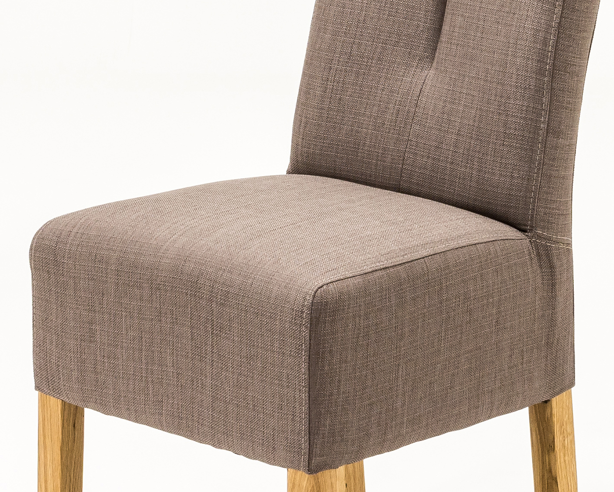 Stuhl Fabius Taupe 4-Fußstuhl Polsterstuhl Stuhl Gestell Eiche massiv Stuhl Fabius Taupe 4-Fußstuhl Polsterstuhl Stuhl Gestell Eiche massiv