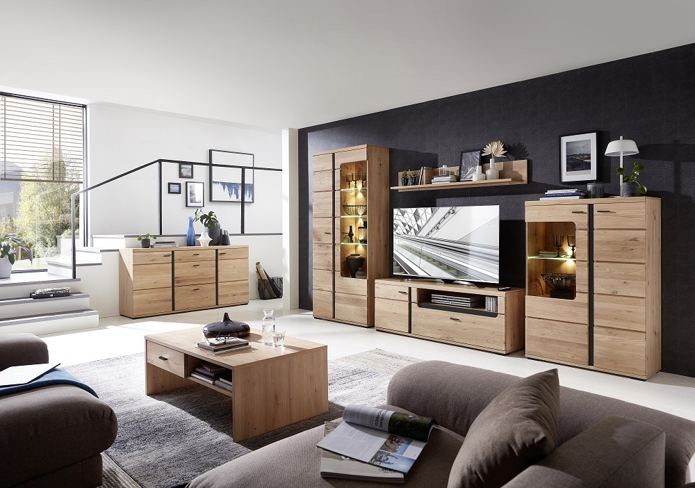 Wohnwand Sonos II TV-Wohnwand Wohnlösung TV-Wohnlösung Wohnzimmer Wohnelemente