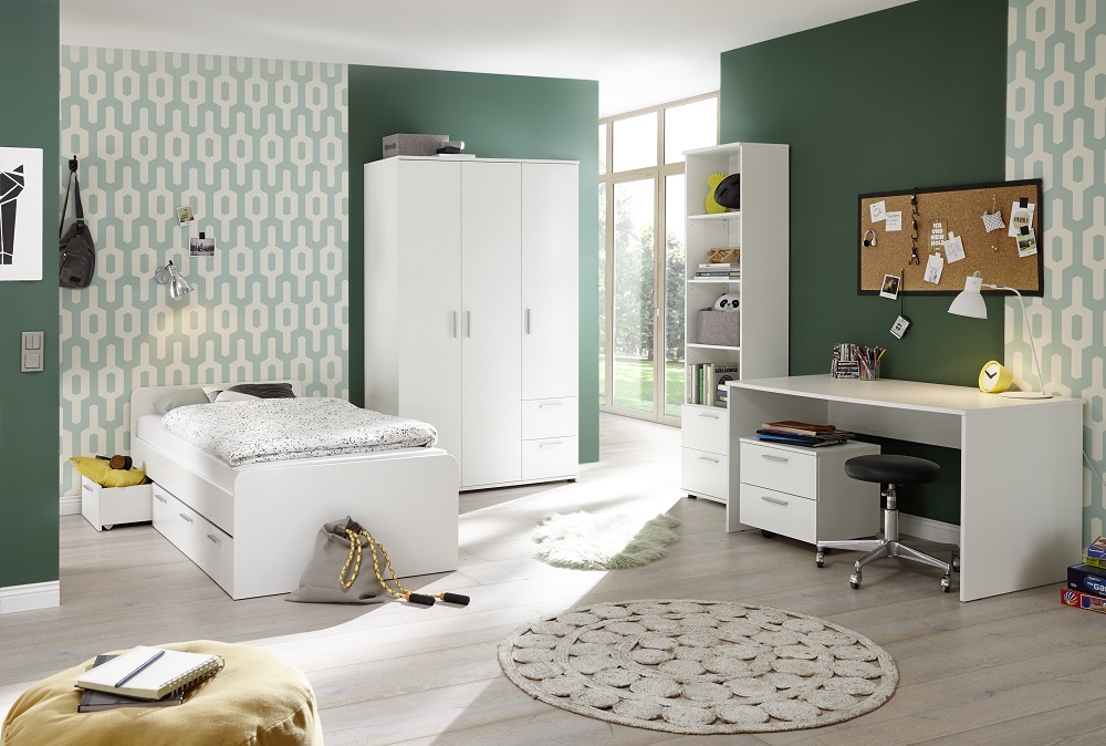 Schreibtisch Bibo Computertisch Bürotisch Arbeitstisch Tisch Esstisch Weiß Designertisch