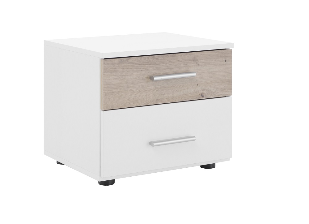 Bettanlage Cadiz Artisan Weiß Jugendbett Schlafzimmer 180x200 MDF m. 2 Nachtkonsolen Bettanlage Cadiz Artisan Weiß Jugendbett Schlafzimmer 180x200 MDF m. 2 Nachtkonsolen