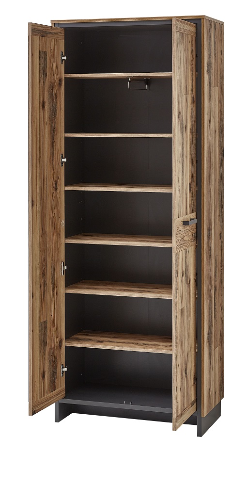 Prato Garderobenschrank Garderobe Flurschrank Flur Schrank Highboard Regal Hochschrank Prato Garderobenschrank Garderobe Flurschrank Flur Schrank Highboard Regal Hochschrank